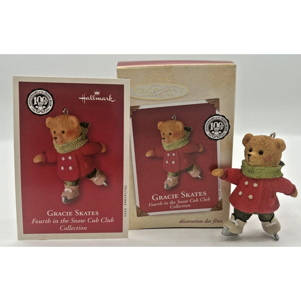 Hallmark Keepsake Christmas Ornament Gracie Skates 2002 U47